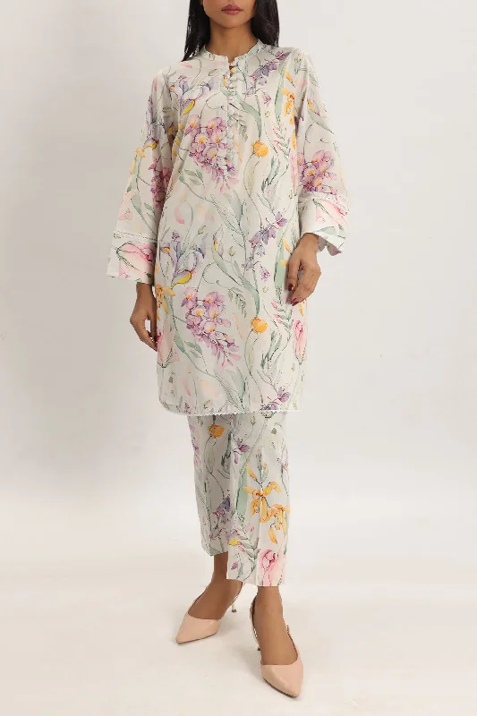 Printed Cambric Stitched 2 Piece (Shirt/Trouser)