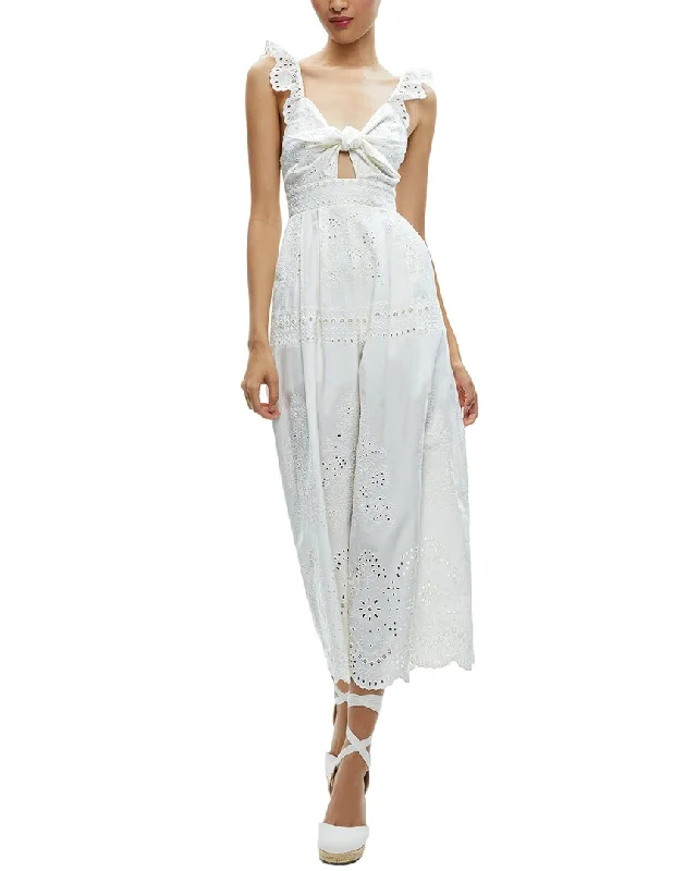 alice + olivia Rosina Cutout Jumpsuit