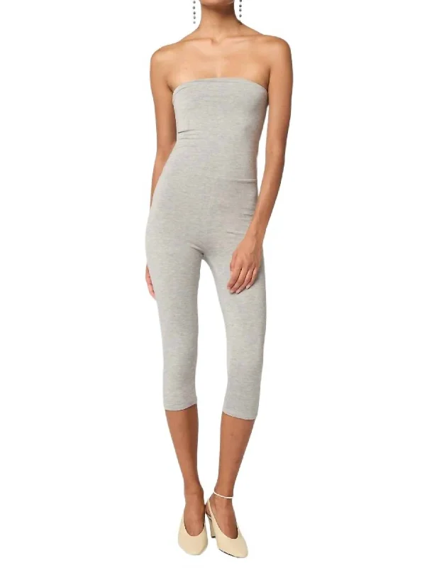 Imogene Jumpsuit In Heather Grey