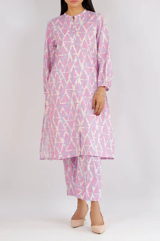 Printed Khaddar Stitched 2 Piece (Shirt/Trouser)