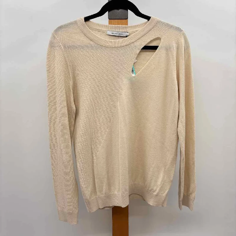 Stitches & Stripes Women's Size XL Natural cutouts Sweatshirt