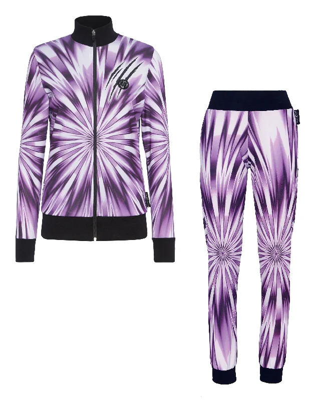 Tie-dye Jogging Tracksuit: Top/Trousers Scratch