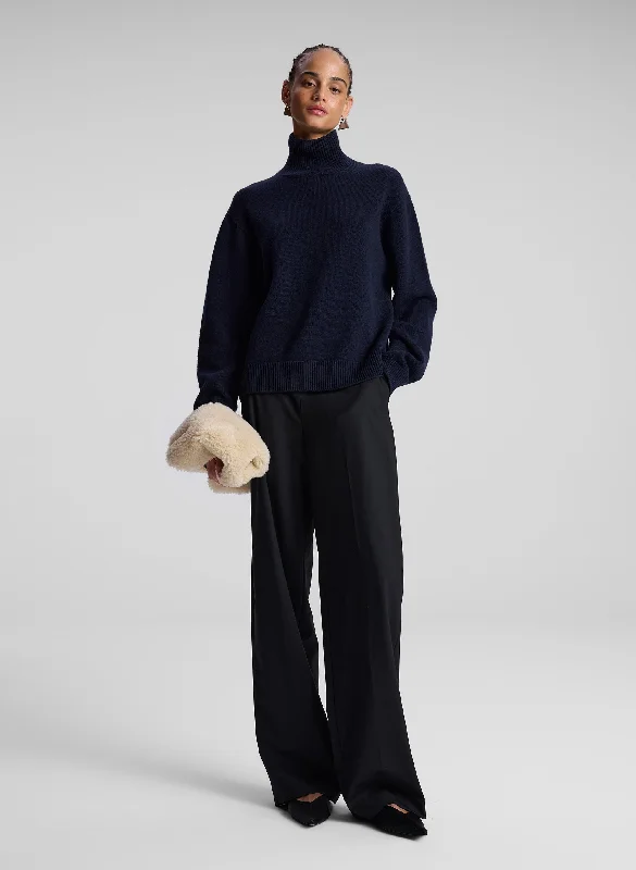 Teddy Cashmere Turtleneck Sweater