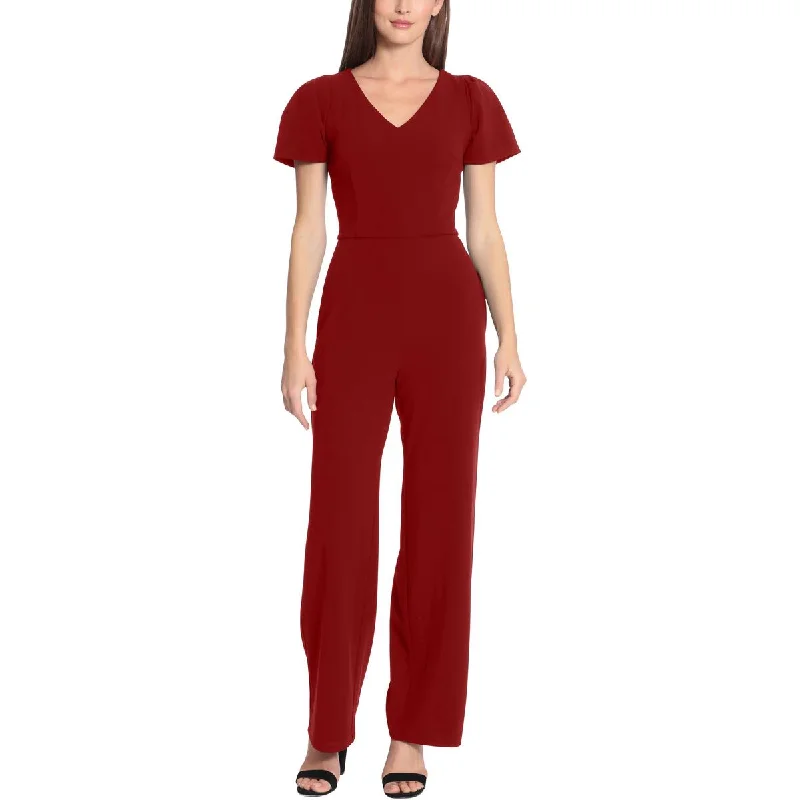 Womens Crepe Formal Jumpsuit