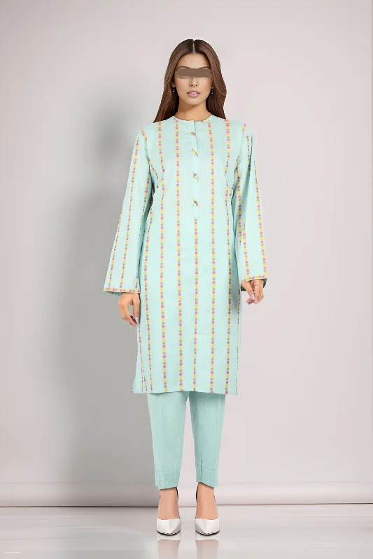 Cotton Jacquard Stitched 2 Piece (Shirt/Trouser)