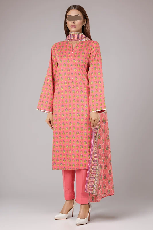 Printed Lawn Stitched 3 Piece