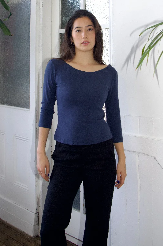 SCG MADE | Clara 90s Basic 3/4 Sleeve Top