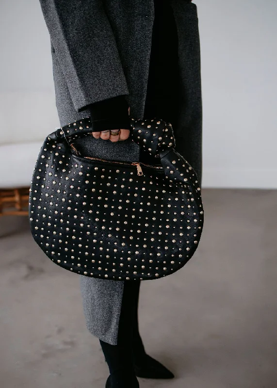 Brigitte Studded Shoulder Bag