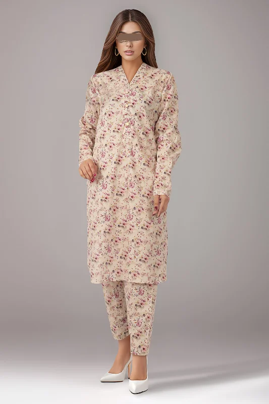 Printed Lawn Stitched 2 Piece (Shirt/Trouser)