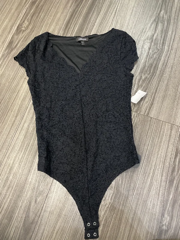 Bodysuit By Express In Black, Size: S