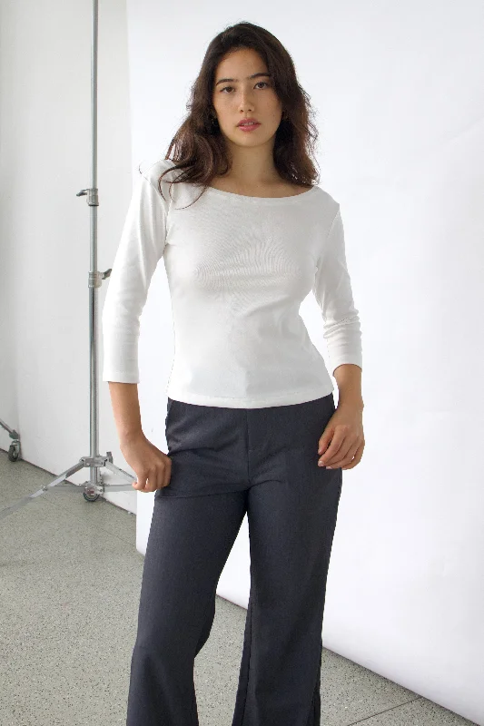 SCG MADE | Clara 90s Basic 3/4 Sleeve Top