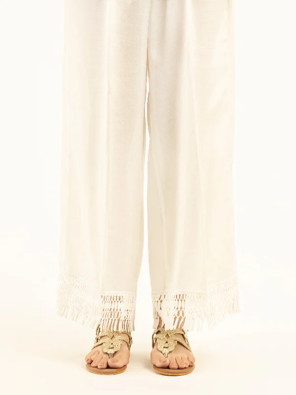 Laced Silk Trousers