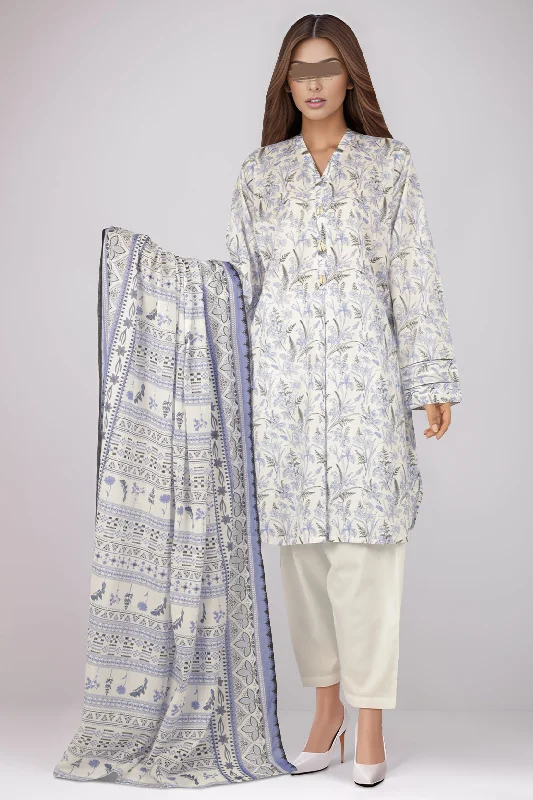 Printed Lawn Stitched 3 Piece