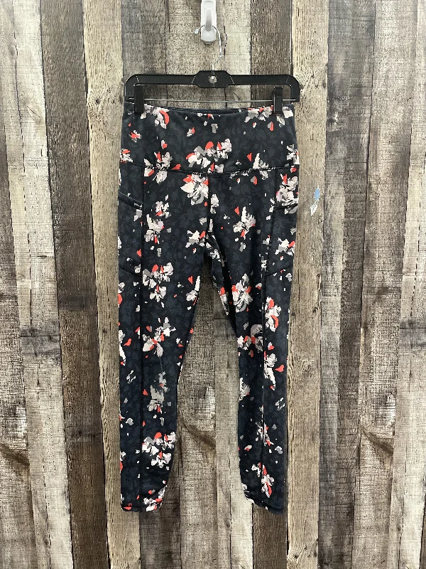 Pants Leggings By Gaiam In Floral Print, Size: M