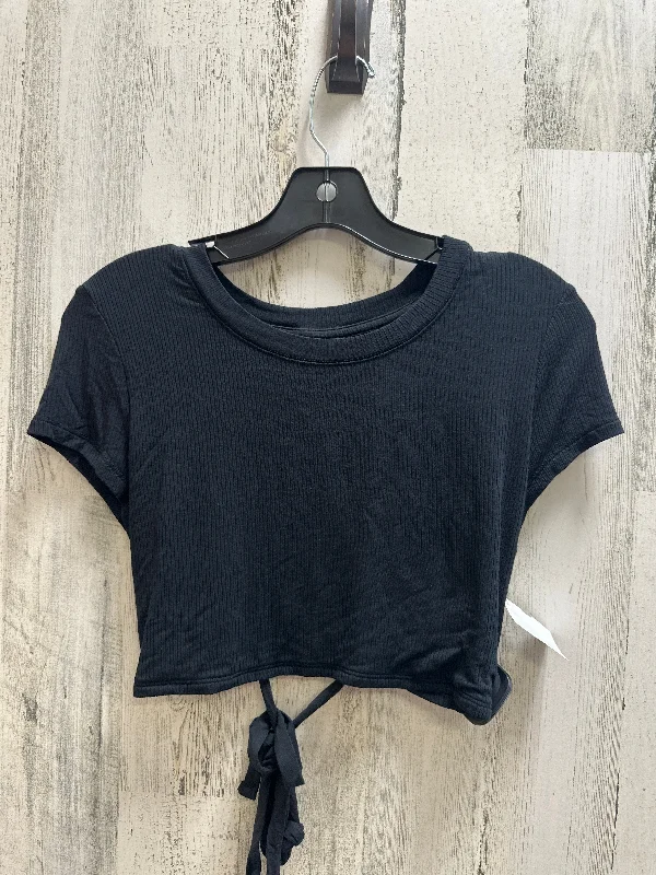 Black Top Short Sleeve Aerie, Size M