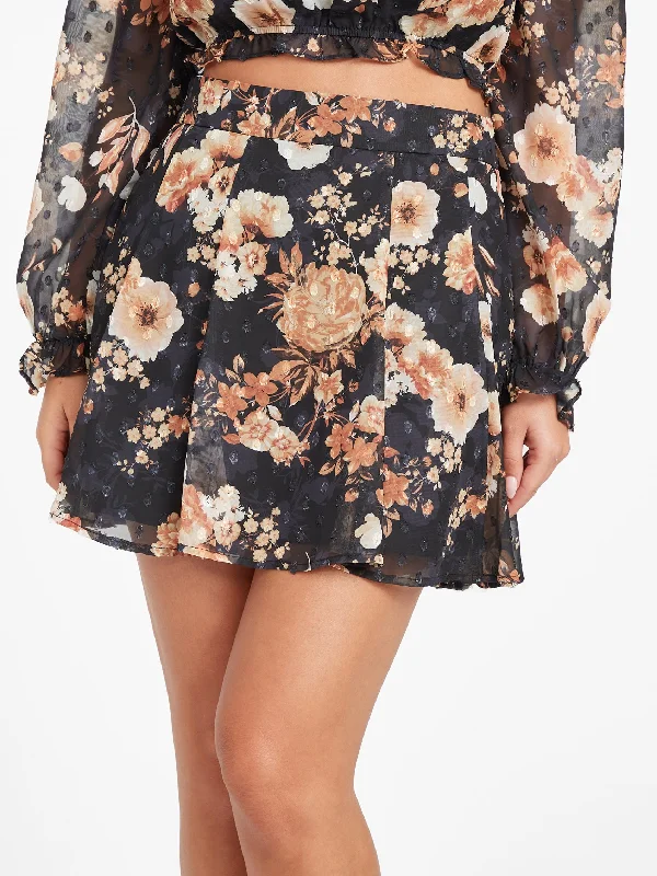 Ella Printed Mini Skirt