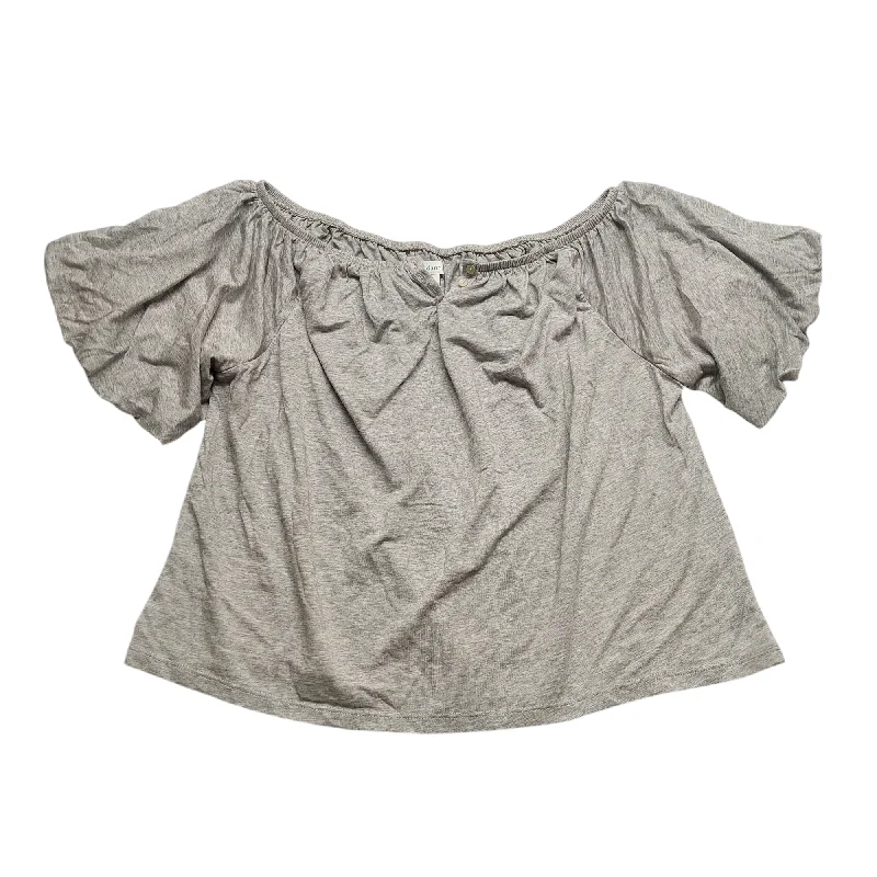 Grey Top Short Sleeve Sundance, Size L