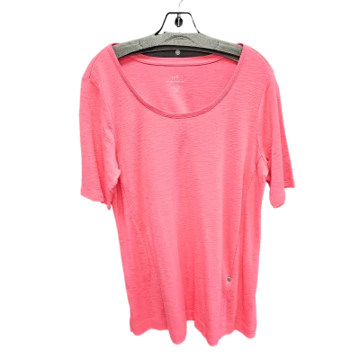 Pink Top Short Sleeve J. Jill, Size 1x