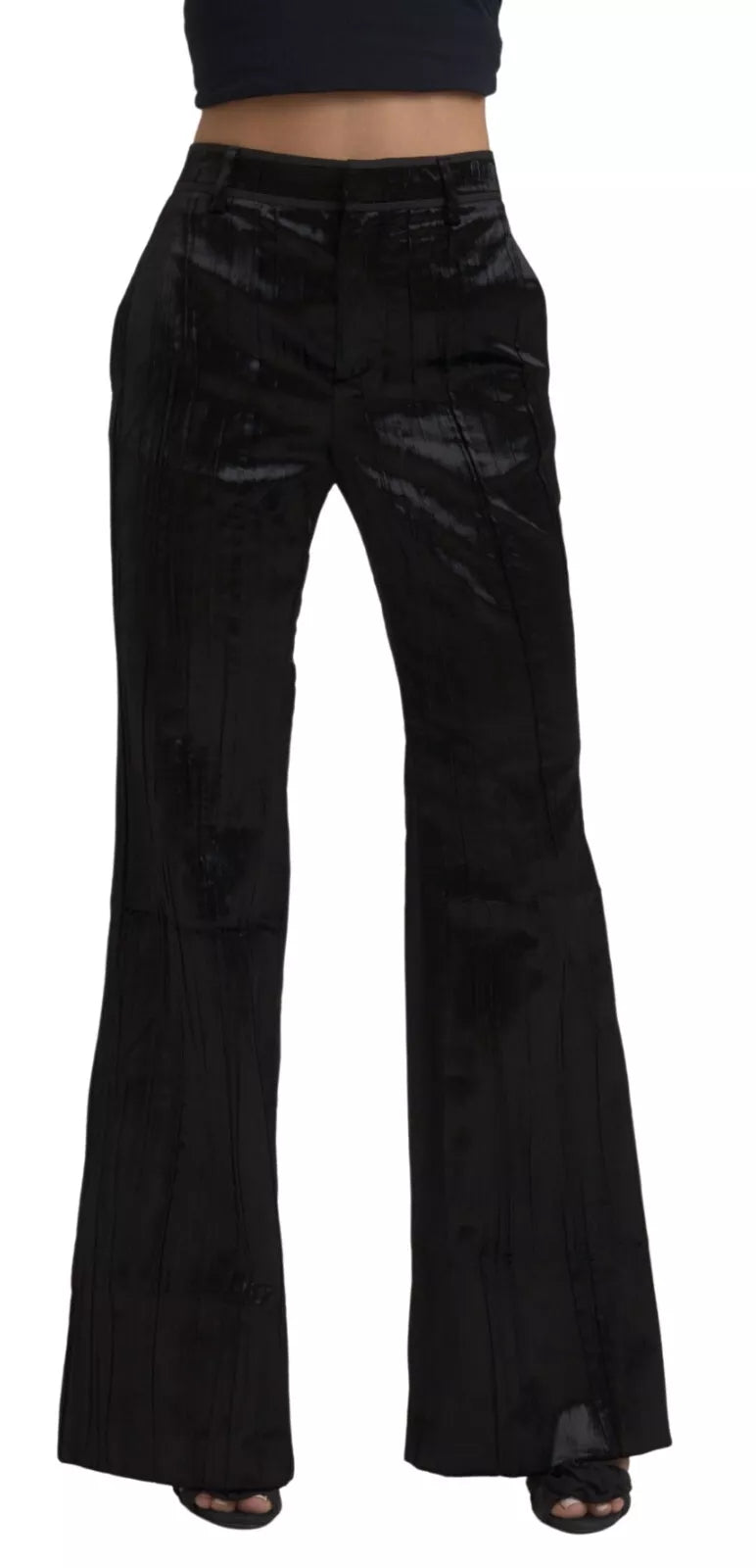 Dsqua²  Viscose Super Flare High Waist Women's Pants