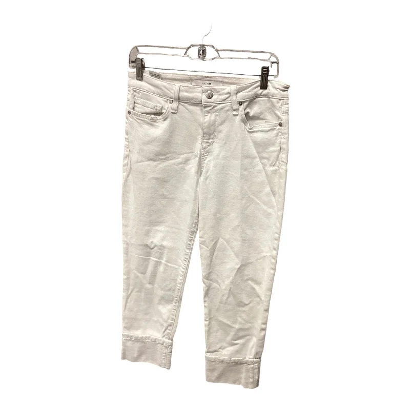 Jeans Cropped By Joes Jeans In White, Size: 8