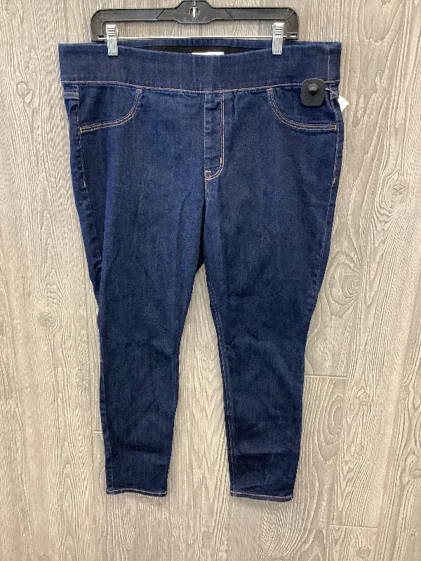 Jeans Jeggings By Old Navy In Blue Denim, Size: 16