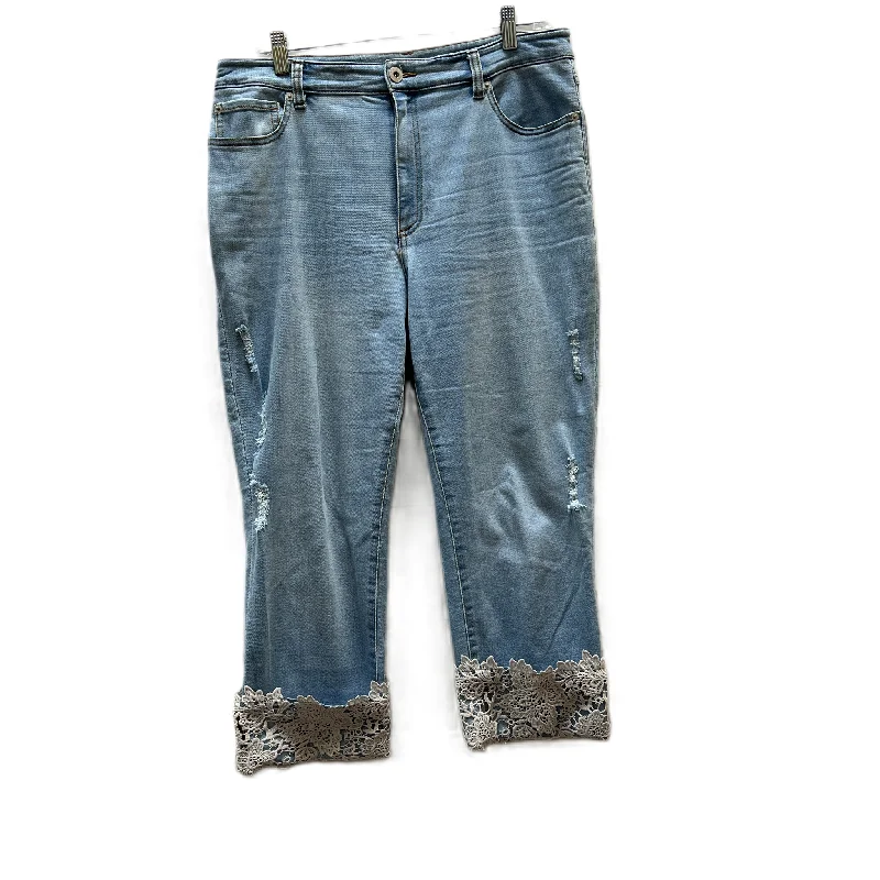 Jeans Straight By Inc In Blue, Size: 12