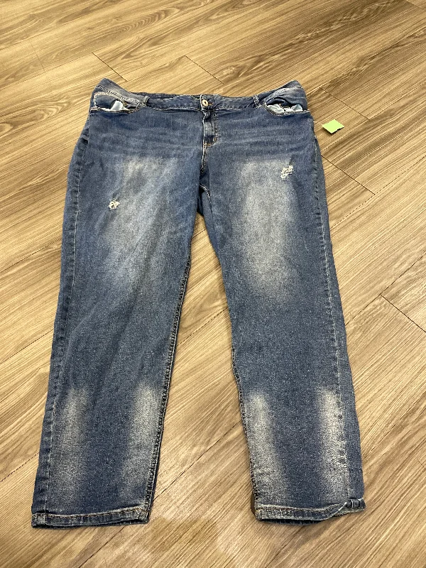 Jeans Straight By Maurices In Blue, Size: 24