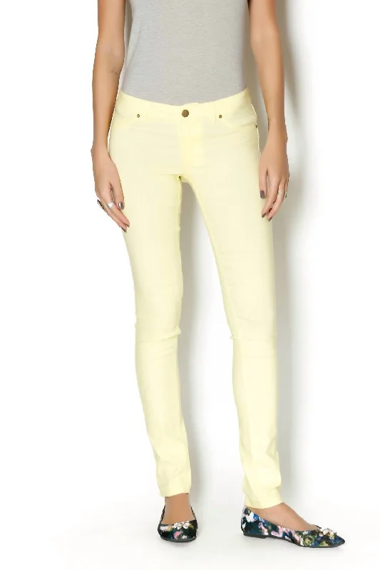 Neon Jegging Pant In Neon Yellow