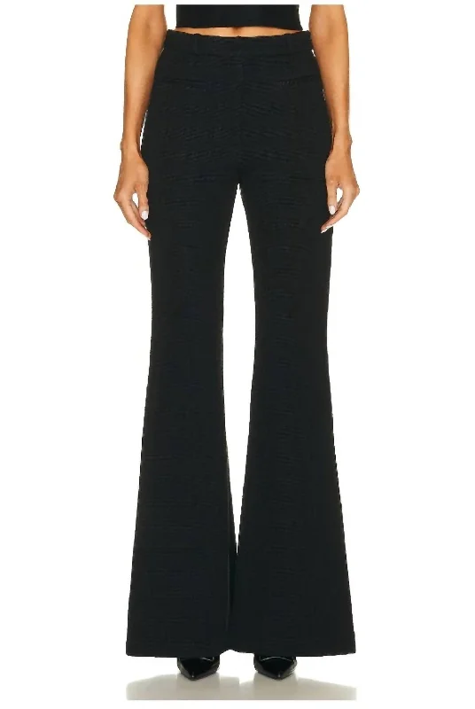 Lyla Wide Leg Pants In Ebony