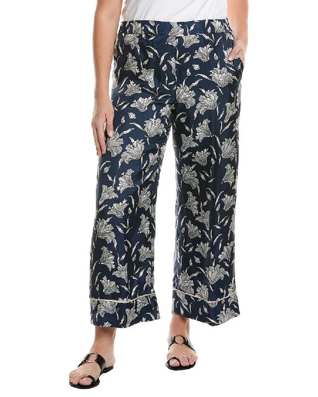 Weekend Max Mara Plus Nabulus Long Silk Trouser