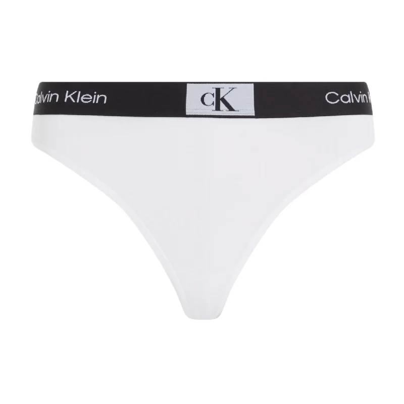 Calvin Klein 1996 Cotton Modern Thong - White