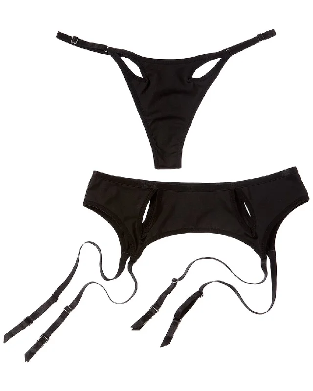 OW Collection Calla Thong & Suspenders