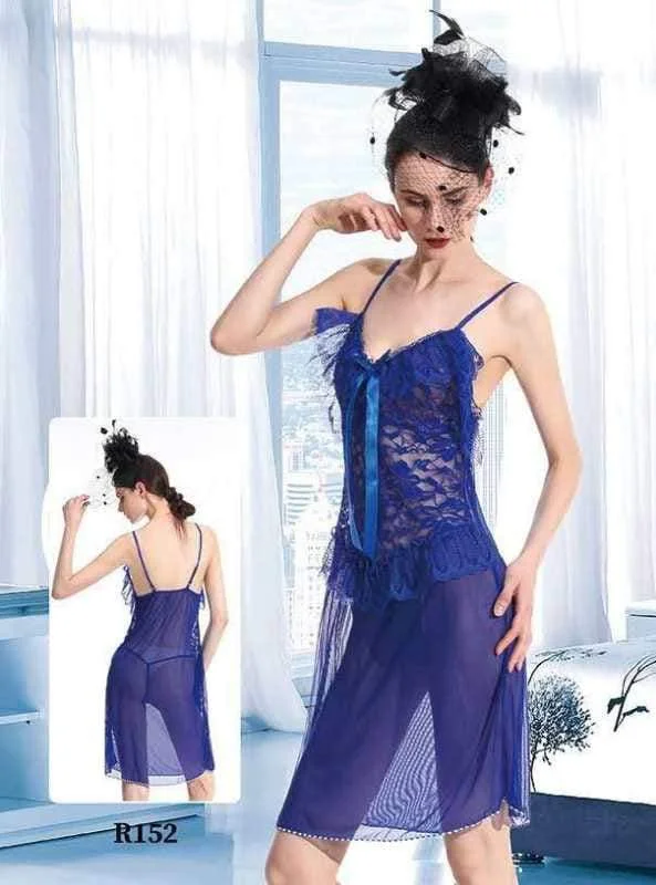 Apratim Short Romantic  Nighty For Women - R152