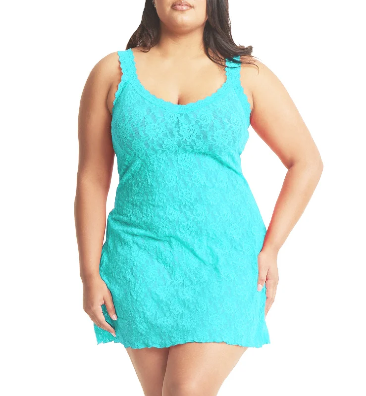 Hanky Panky Signature Lace Chemise PLUS (485214X) - Aquatic Blue