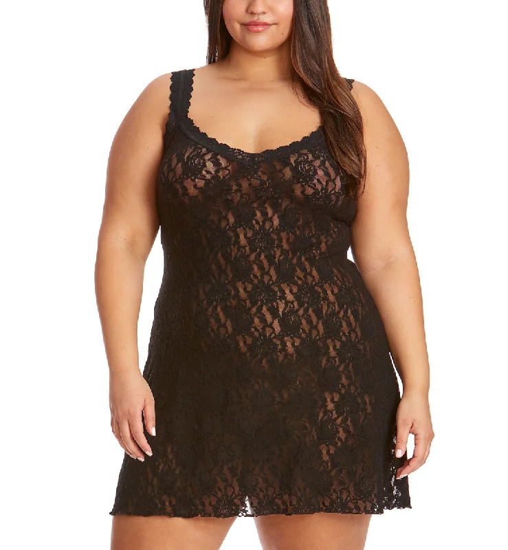 Hanky Panky Signature Lace Chemise PLUS (485214X) - Black