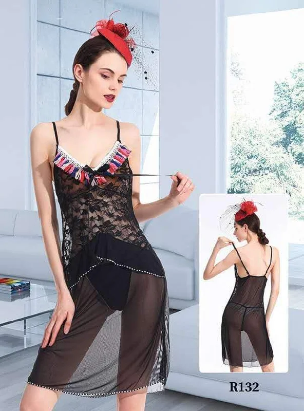 You Forever Short Romantic  Nighty For Women - R132