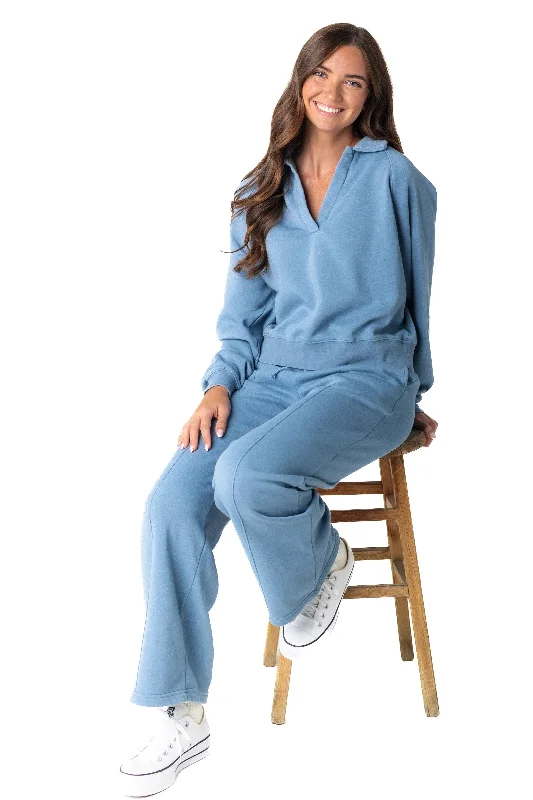 The Drama Collared Sweatsuit