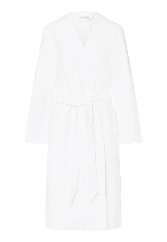 Robe Selection Cotton Pique Robe | White 77303-101