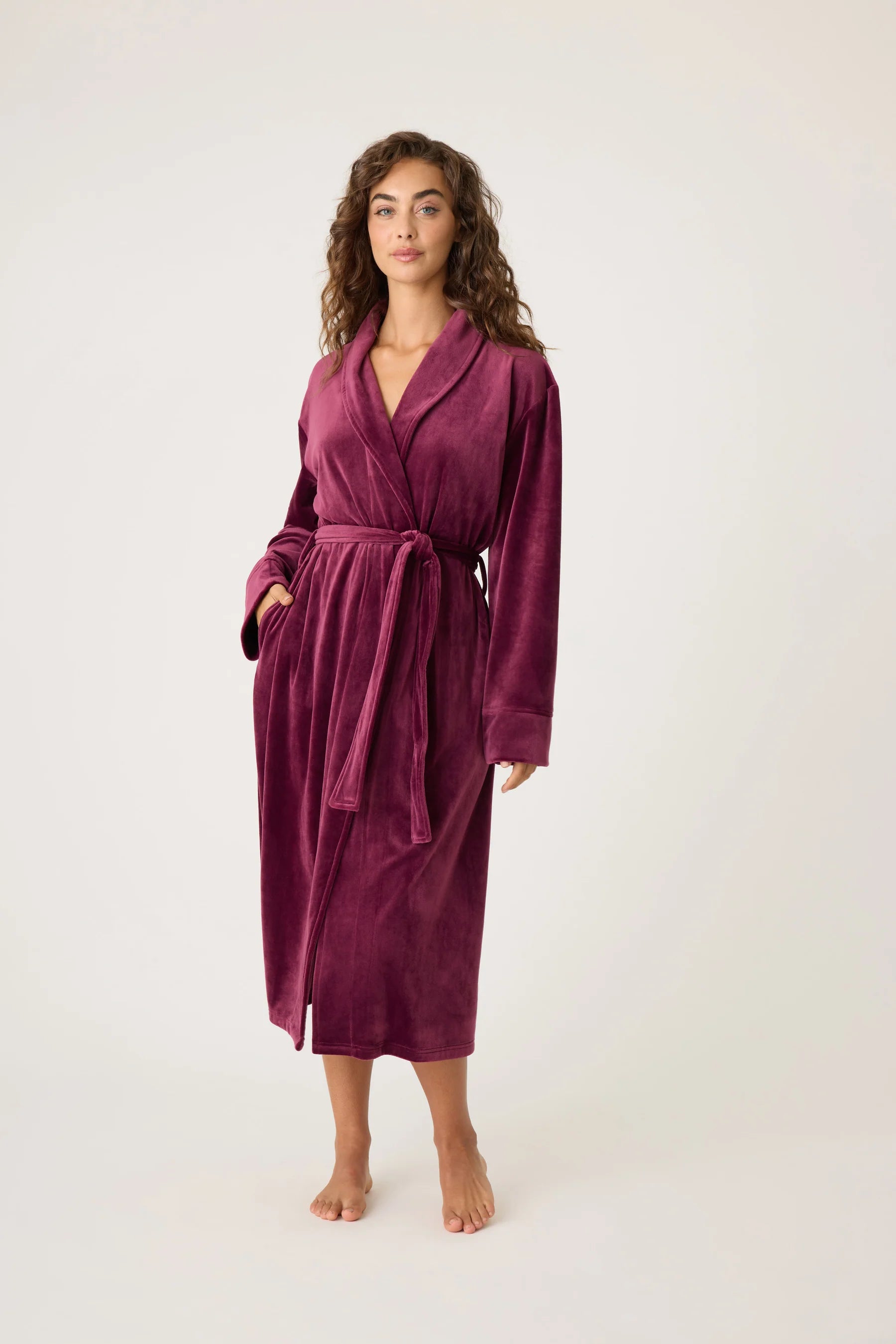 Robe Long Velvet